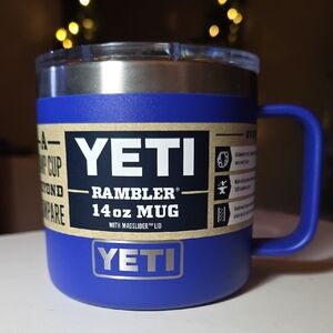 YETI |  Rambler 14oz Mug in Offshore Blue Rare Color, Discontinued *NWT